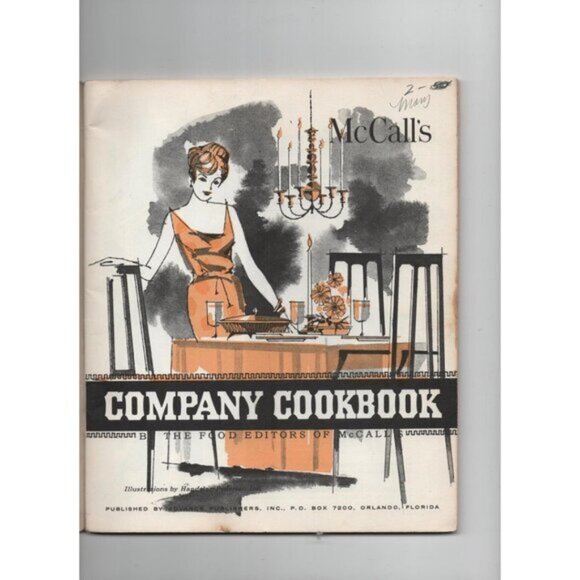Vintage Magazine Special Issue McCall's Company Cookbook 1965 Recipes Decor - Picture 3 of 5